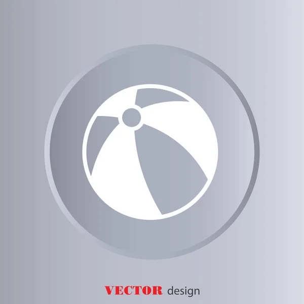 Dětský míč ikona — Stockový vektor