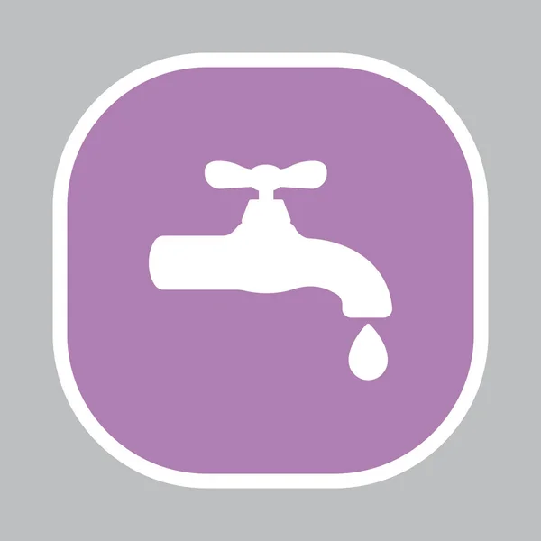 Water tap  icon — Stock Vector