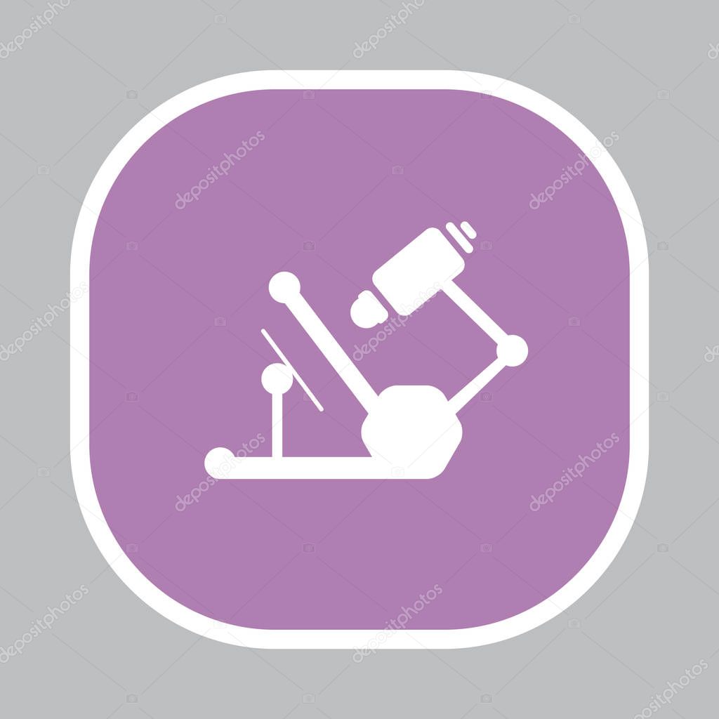 microscope icon  illustration
