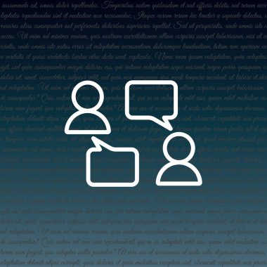  İş görüşmeleri simgesi