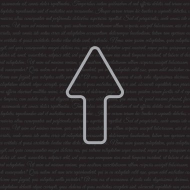 ok yukarı simgesi gösterilen