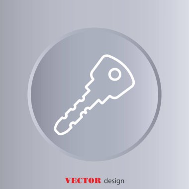 anahtar düz simgesi