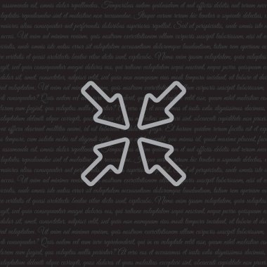 Üst üste gelen ok simgesi