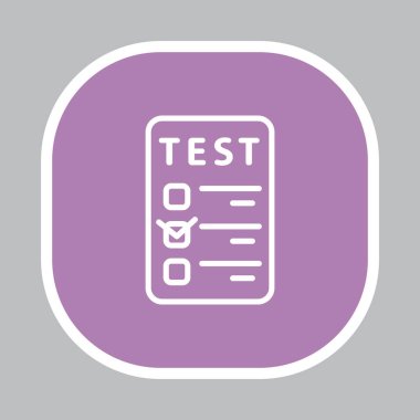 satırı onay işareti simgesi