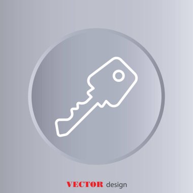 anahtar düz simgesi