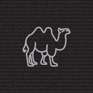 Deve web satırı simgesi