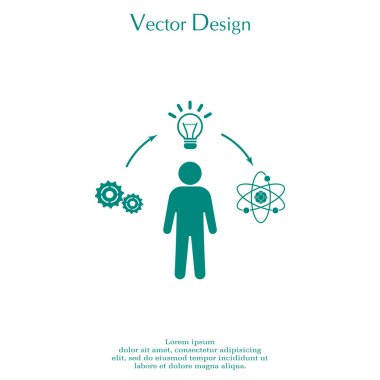 yaratıcı düşünme simgesi