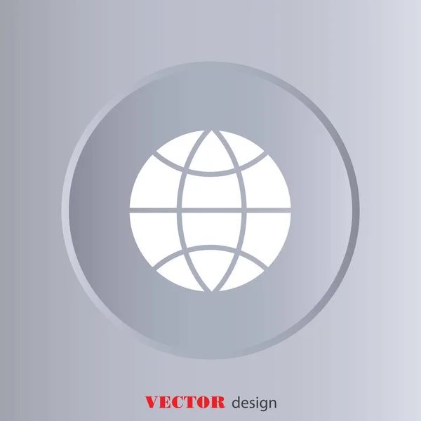 Design do ícone Globo — Vetor de Stock