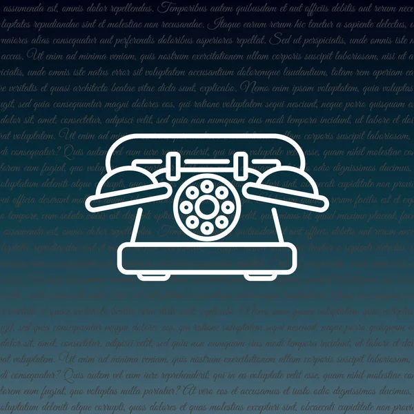 Дизайн иконки телефона — стоковый вектор