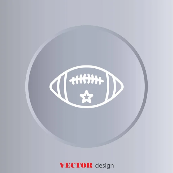 Football ball  icon. — Stock Vector