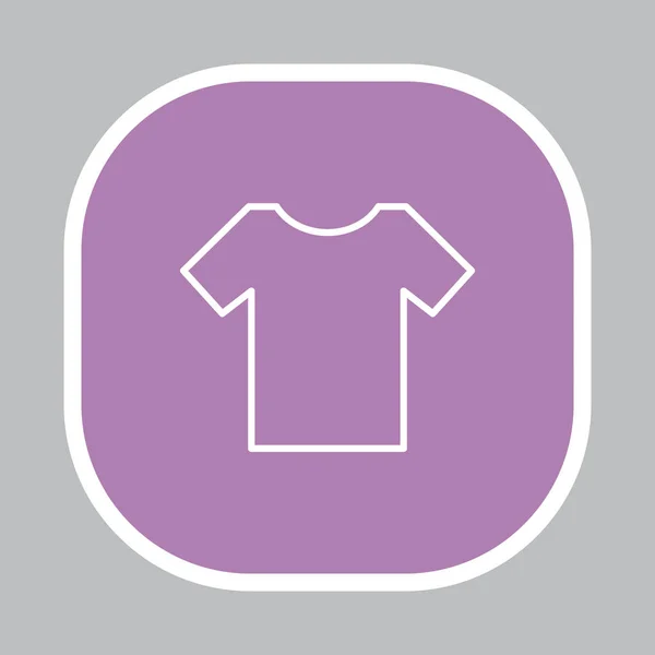 Camiseta icono de ropa — Vector de stock