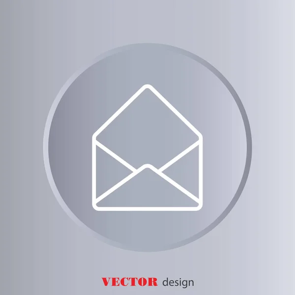 Sobre de correo icono — Vector de stock