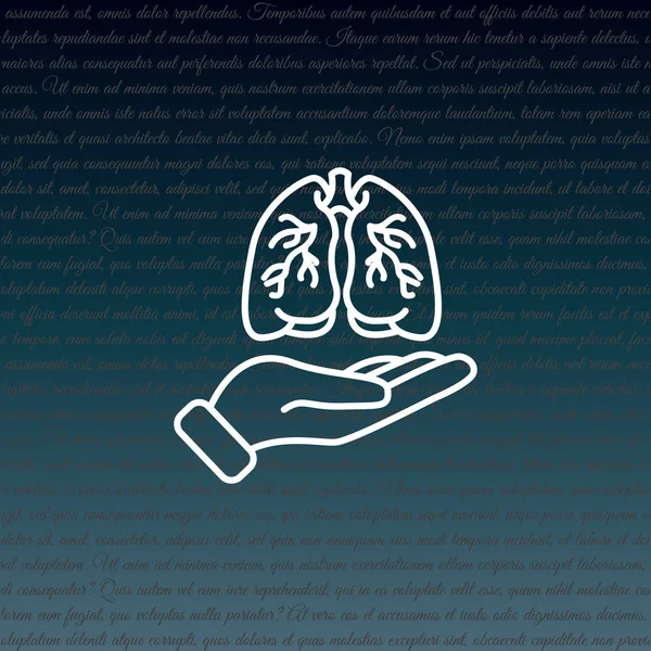 Akciğerler web simgesi