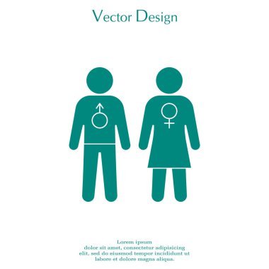 Erkek ve kadın ikonu