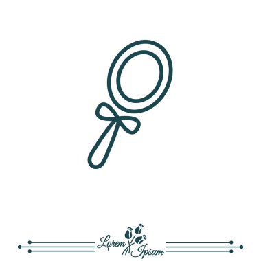 Web satırı simgesi ayna