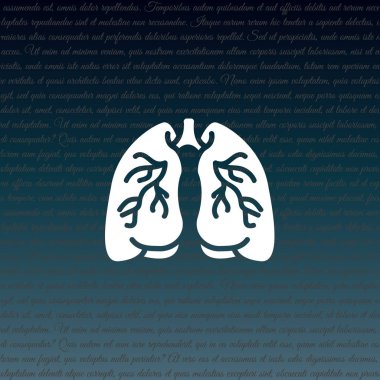 Akciğerler web simgesi