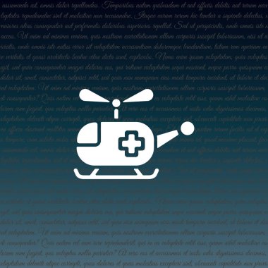 Ambulans simgesi illüstrasyon