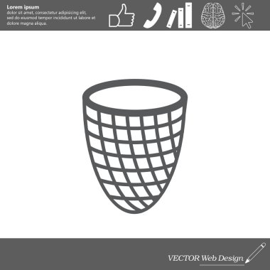 çöp kutusu simgesini