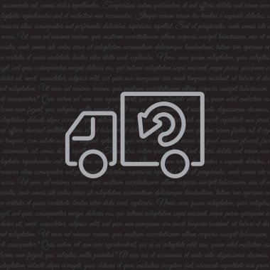  satırı simgesi teslim