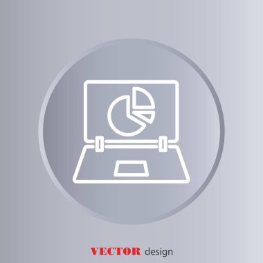 Dizüstü web satırı simgesi