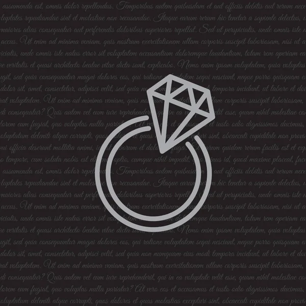 Icono web. Diamante — Archivo Imágenes Vectoriales