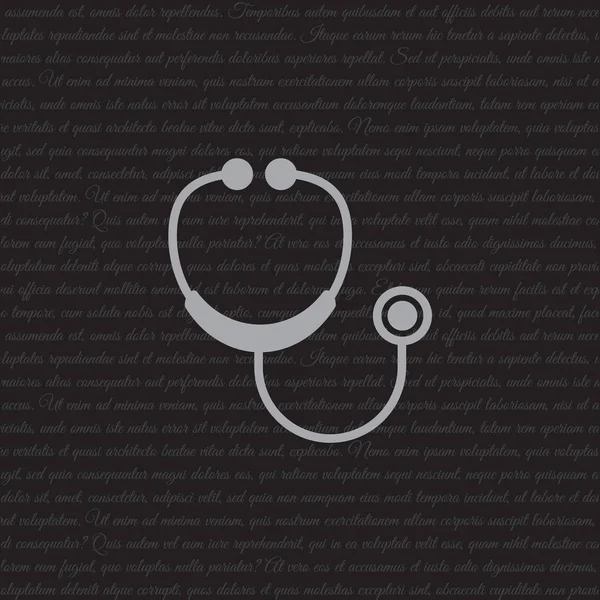 Icono Web de Stethoscope — Archivo Imágenes Vectoriales