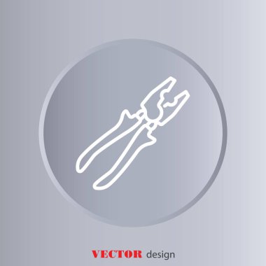 Web satırı simgesi pense