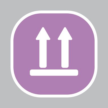 tarafı yukarı işareti simgesi