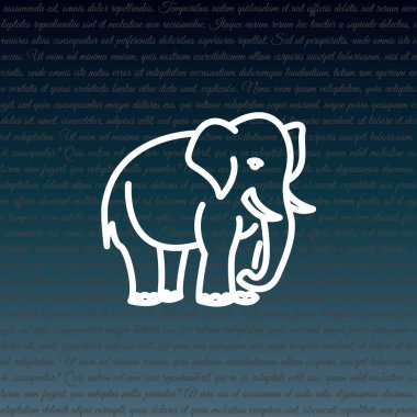 Fil web satırı simgesi