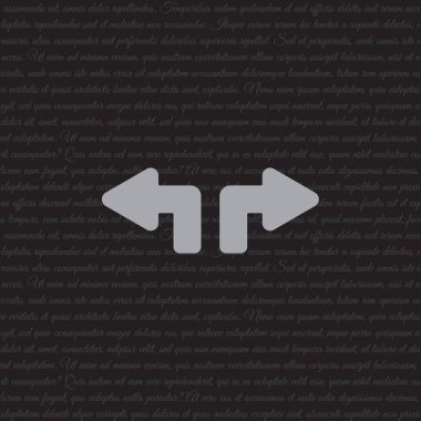 Ok farklı yönlere simgesi