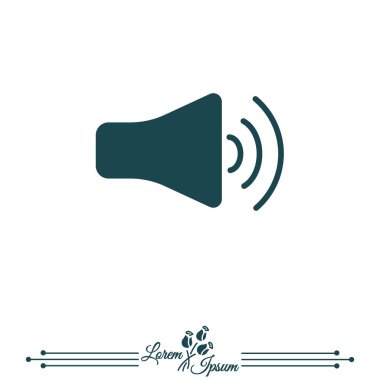 ses ayarı simgesi tasarım