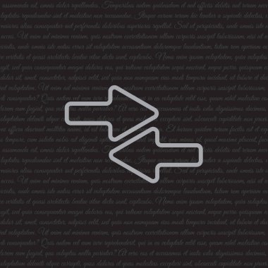 sol ve sağ okları simge