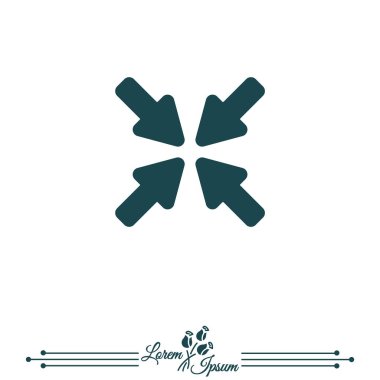 Üst üste gelen ok simgesi