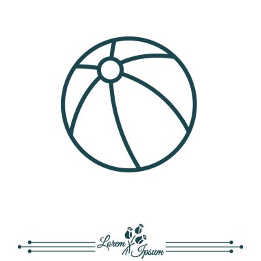 Çocuk topu simgesini