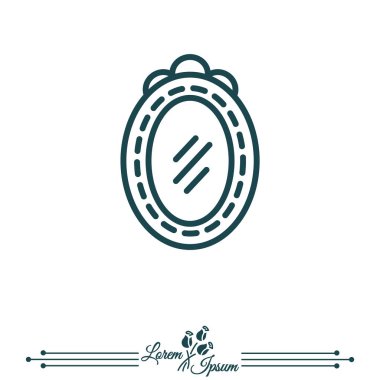 Web satırı simgesi ayna.