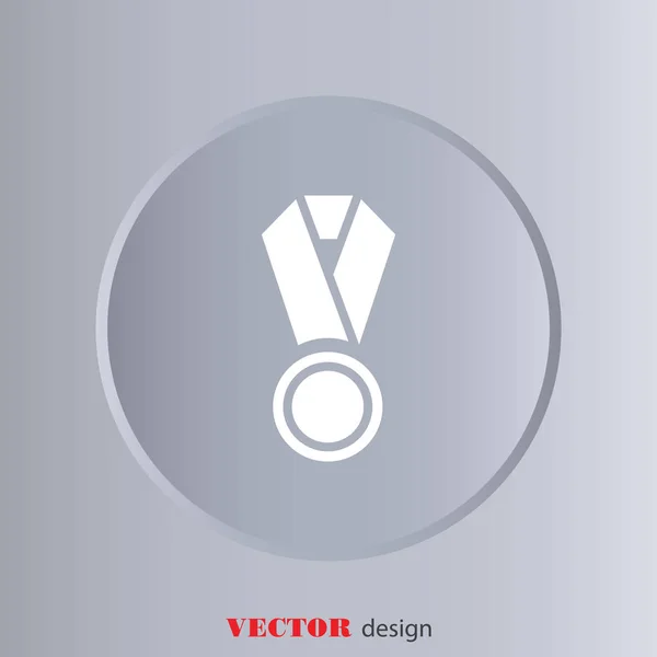Icône Web de la Médaille — Image vectorielle