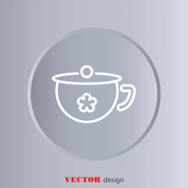 Icône de pot pour enfants — Image vectorielle