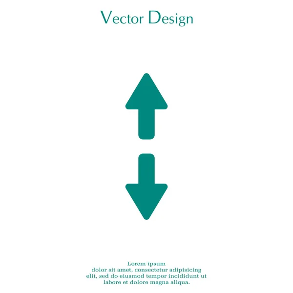 Ícone de setas web — Vetor de Stock