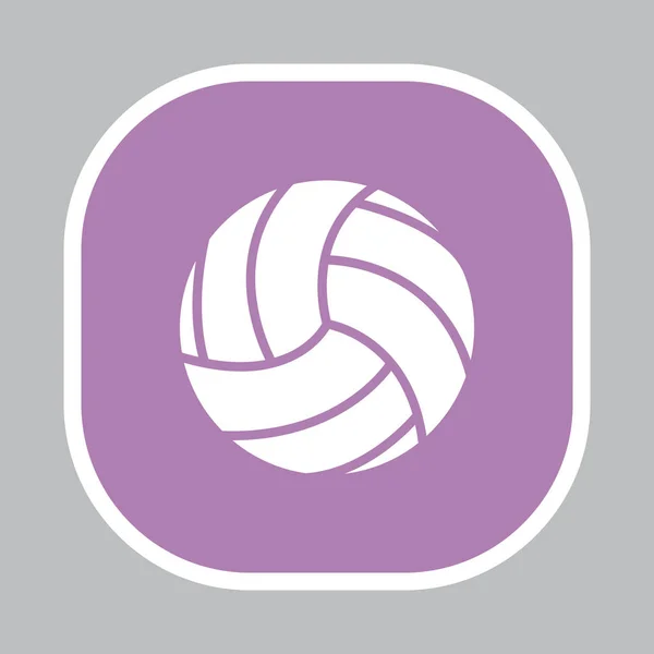 Volleyball-Ikone — Stockvektor