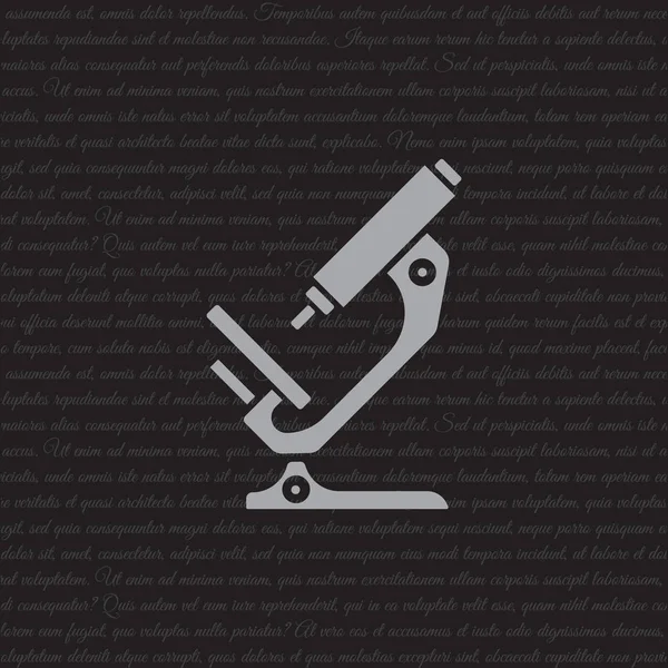 Mikroskop ikona ilustracja — Wektor stockowy