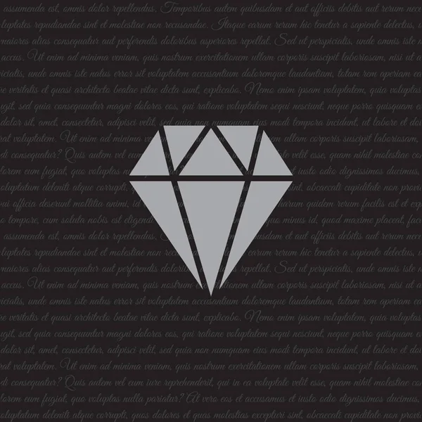 Web icoon. Diamant — Stockvector