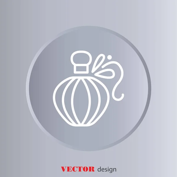 Icône plate parfum — Image vectorielle