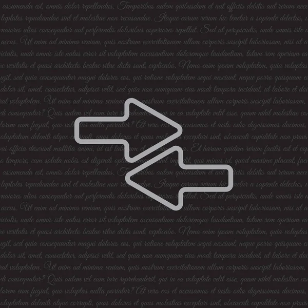 sol ve sağ okları simge