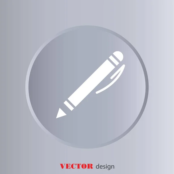 Icono de línea web de Pen — Vector de stock