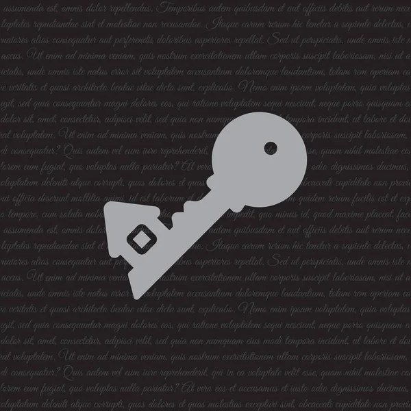 Ikona klucz — Wektor stockowy