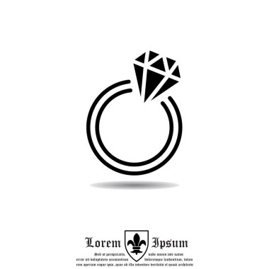 simge bir elmas yüzük