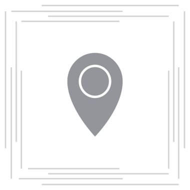 Harita işaretleyici satır simgesi