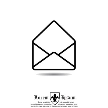 basit e-posta simgesi