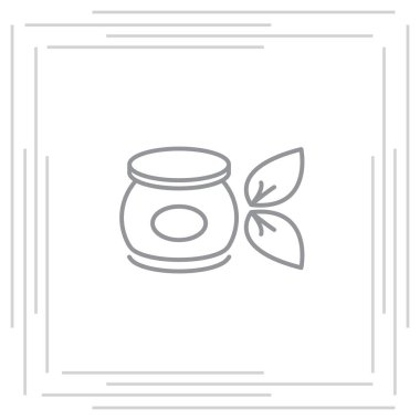 Güzellik kremi simgesi