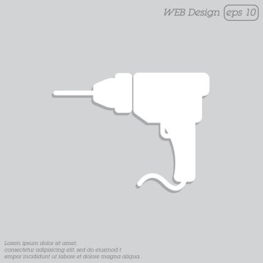 satırı simgesi. Matkap